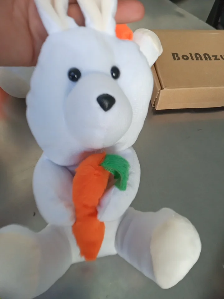 COELHO DE PELUCIA 30CM LUCKBABY MACIO E ANTIALERGICO - 1