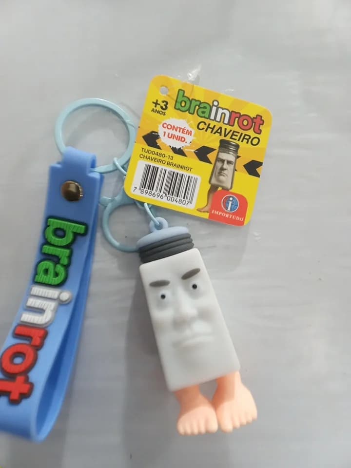 CHAVEIRO BRAINROT COLECIONÁVEL PERSONAGEM INFANTIL GARAMARAMAN - 1