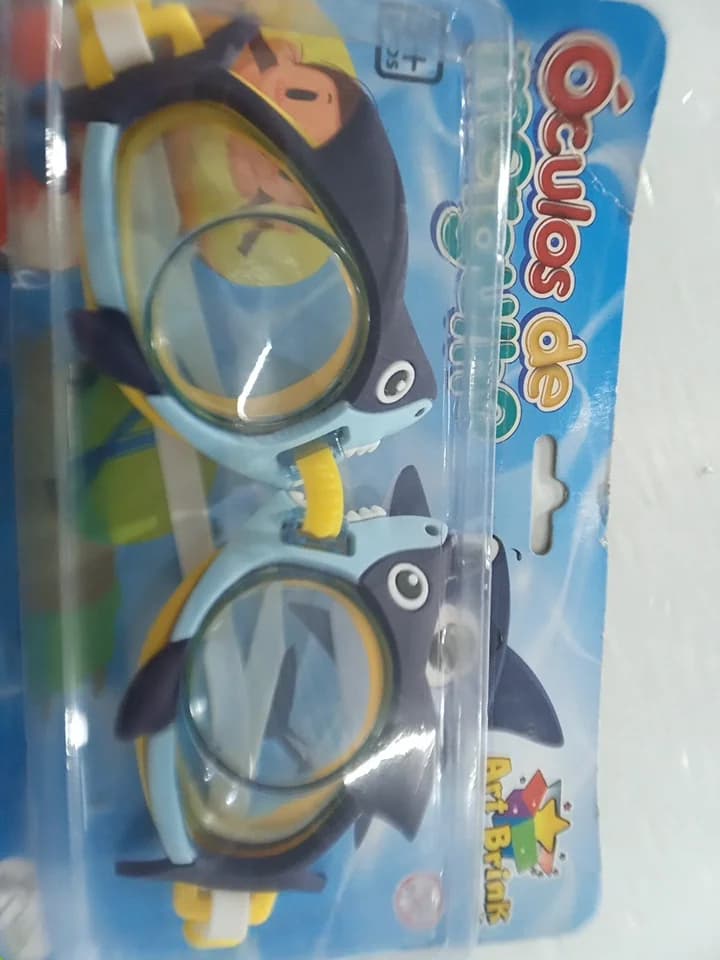 ÓCULOS NATAÇÃO MERGULHO PISCINA INFANTIL TUBARÃO - 1